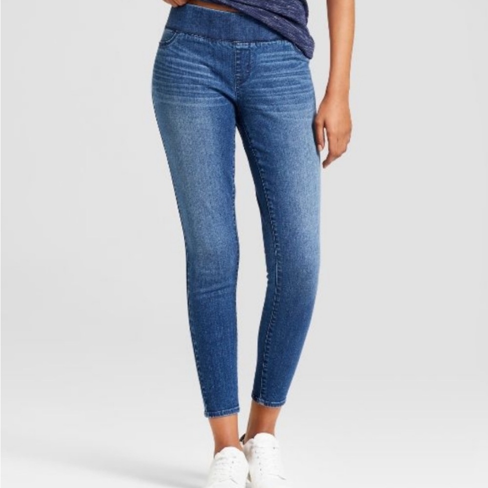 NWT! Isabel Post Maternity Jegging Pull On Blue Wash Size 6